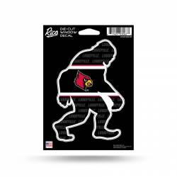 University Of Louisville Cardinals Bigfoot - Die Cut Vinyl Sticker