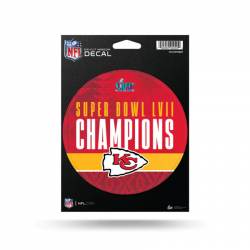 Kansas City Chiefs 2023 Super Bowl LVII Champions - Die Cut Vinyl Sticker