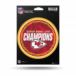 Kansas City Chiefs 2024 Super Bowl LVIII Champions - Die Cut Vinyl Sticker