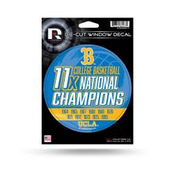 UCLA Bruins 11 Time College Basketball Champions - Die Cut Vinyl Sticker