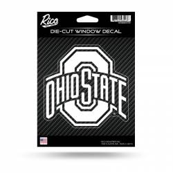 Ohio State University Buckeyes - Die Cut Carbon Fiber Vinyl Sticker