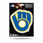 Milwaukee Brewers Ball & Glove Logo - Die Cut Vinyl Sticker
