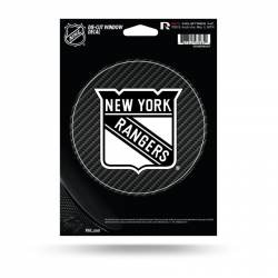 New York Rangers - Die Cut Carbon Fiber Vinyl Sticker