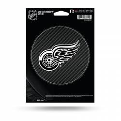 Detroit Red Wings - Die Cut Carbon Fiber Vinyl Sticker
