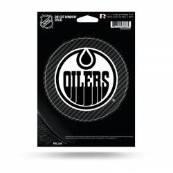 Edmonton Oilers - Die Cut Carbon Fiber Vinyl Sticker