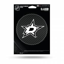 Dallas Stars - Die Cut Carbon Fiber Vinyl Sticker