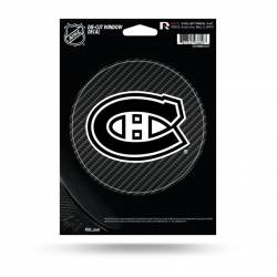 Montreal Canadiens - Die Cut Carbon Fiber Vinyl Sticker