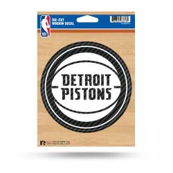 Detroit Pistons - Die Cut Carbon Fiber Vinyl Sticker