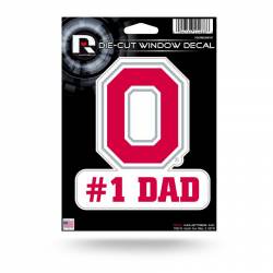 Ohio State University Buckeyes #1 Dad - Die Cut Vinyl Sticker