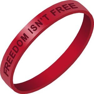Freedom Isn't Free Wristband