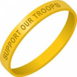 Support Our Troops - Wristband