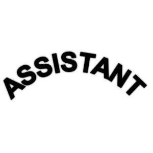 Assistant Helmet Rocker Crescent - Decal