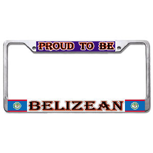 Belizean - License Plate Frame