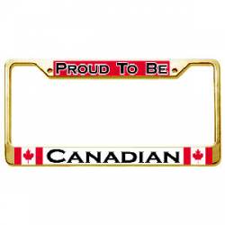 Canadian - License Plate Frame
