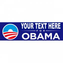 Custom For Obama - Bumper Sticker