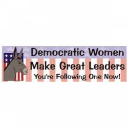 Democrat Women - Bumper Sticker
