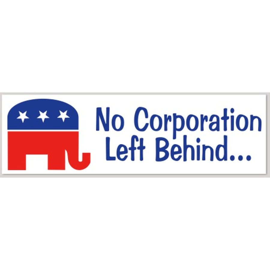 No Corporation - Bumper Sticker
