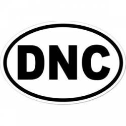 DNC - Oval Sticker