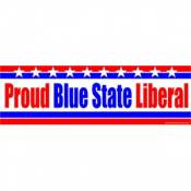 Blue State Liberal - Bumper Sticker