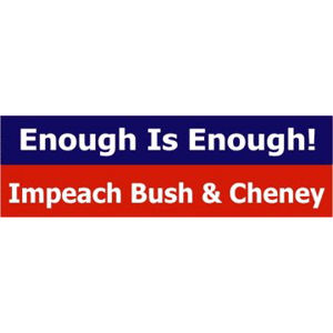 Enough is Enough - Bumper Sticker