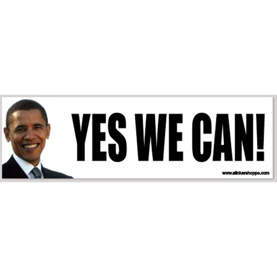 Yes We Can Obama - Bumper Sticker