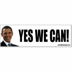 Yes We Can Barack Obama Portrait - Bumper Sticker