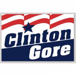 Bill Clinton Al Gore 1992 Replica - Bumper Sticker