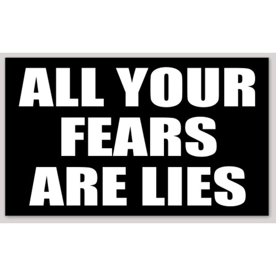 All Your Fears Are Lies - Sticker