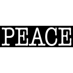 Peace Bumper Sticker