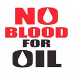 No Blood For Oil - Static Cling