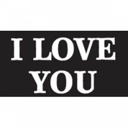 I Love You - Sticker