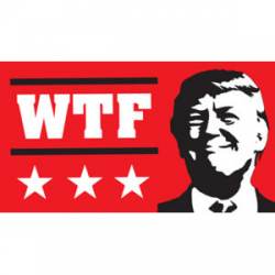 WTF Anti Donald Trump - Sticker