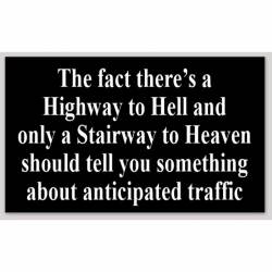 Highway To Hell And Only A Stairway To Heaven - Sticker