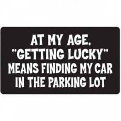 Finding Car In Parking Lot - Sticker