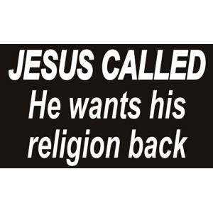 Jesus Called Sticker