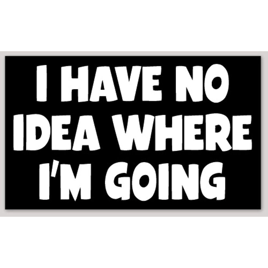 No Idea - Sticker