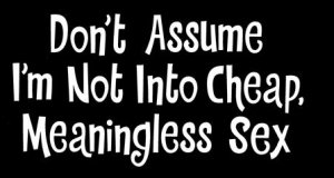 Cheap Sex - Sticker
