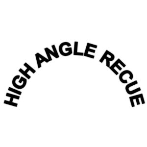 High Angle Rescue Helmet Rocker Crescent - Decal