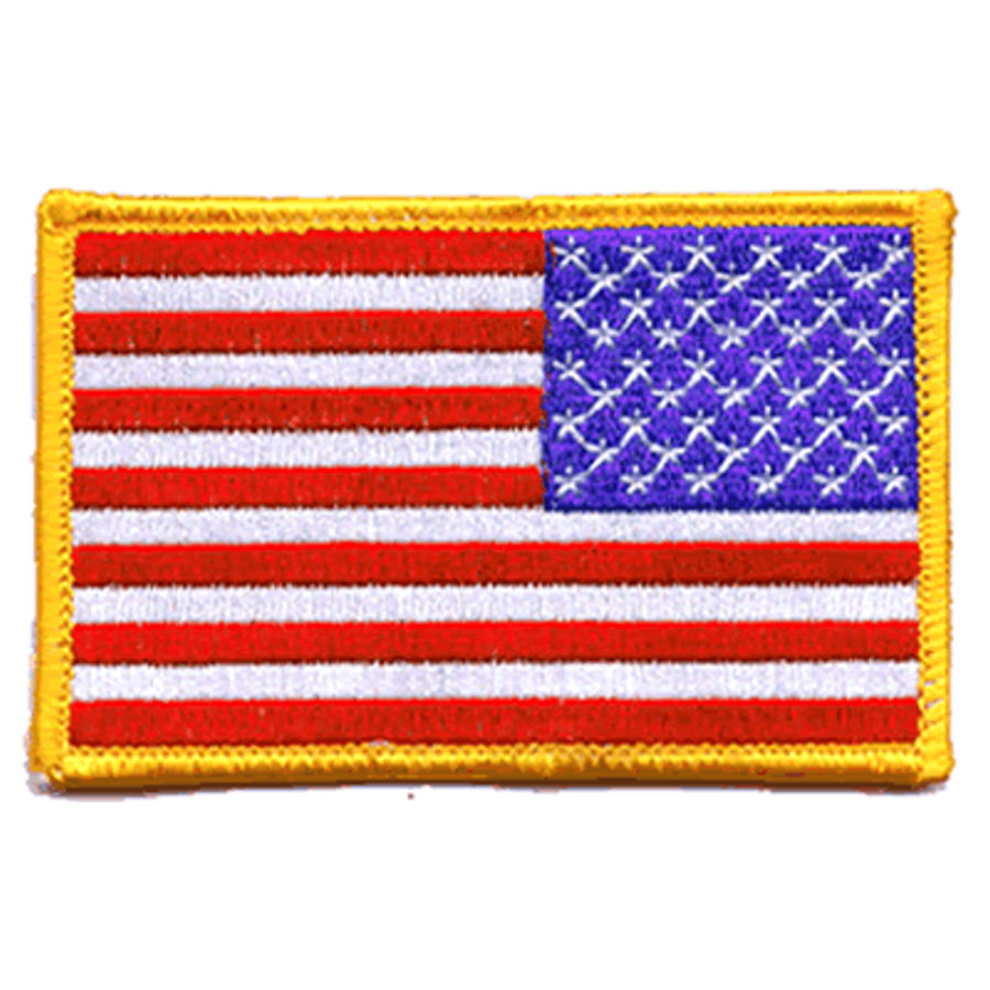 United States American Flag Reversed Patch