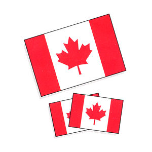 Canada Flag Temporary Tattoos