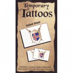Iceland Shield - Temporary Tattoos