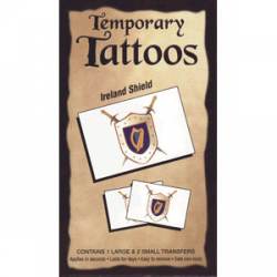 Ireland Shield - Temporary Tattoos
