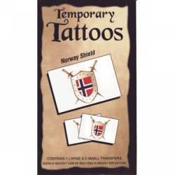 Norway Shield - Temporary Tattoos