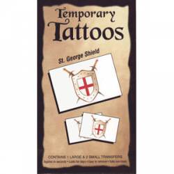 St George Shield - Temporary Tattoos