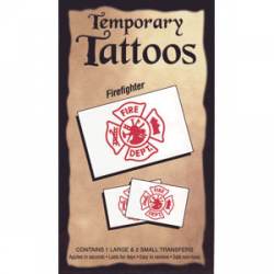 Firefighter - Temporary Tattoos