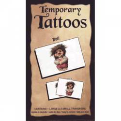 Troll - Temporary Tattoos