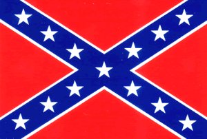Confederate Flag Medium Sticker