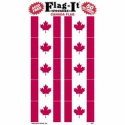 Canada Canadian Flag - Pack Of 50 Mini Stickers