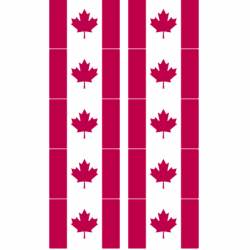 Canada - Sheet Of 10 Mini Stickers