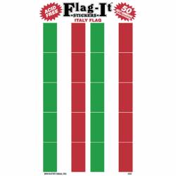 Italy Italian Flag - Pack Of 50 Mini Stickers